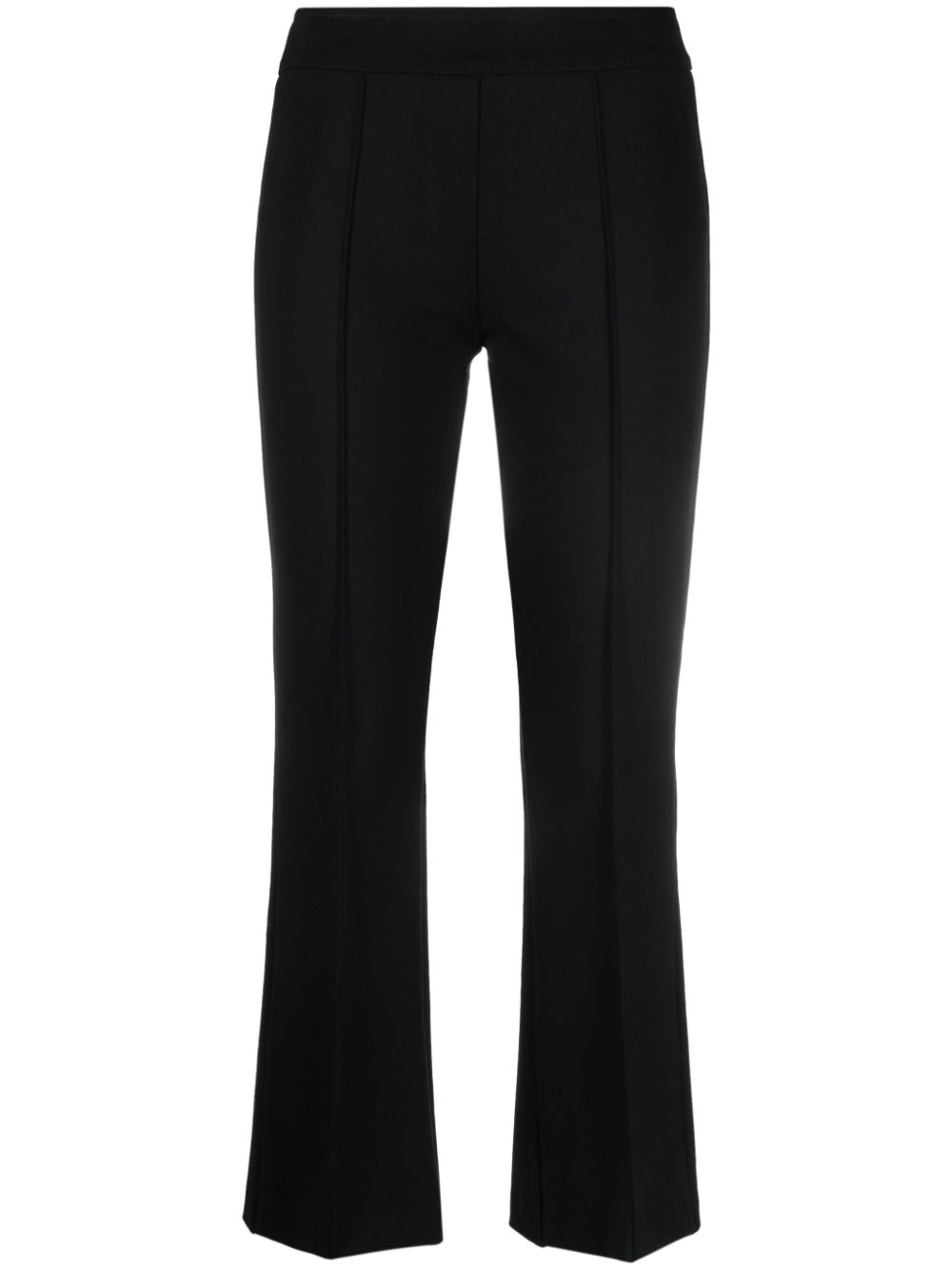 Blanca Vita straight-leg cropped trousers - Black von Blanca Vita