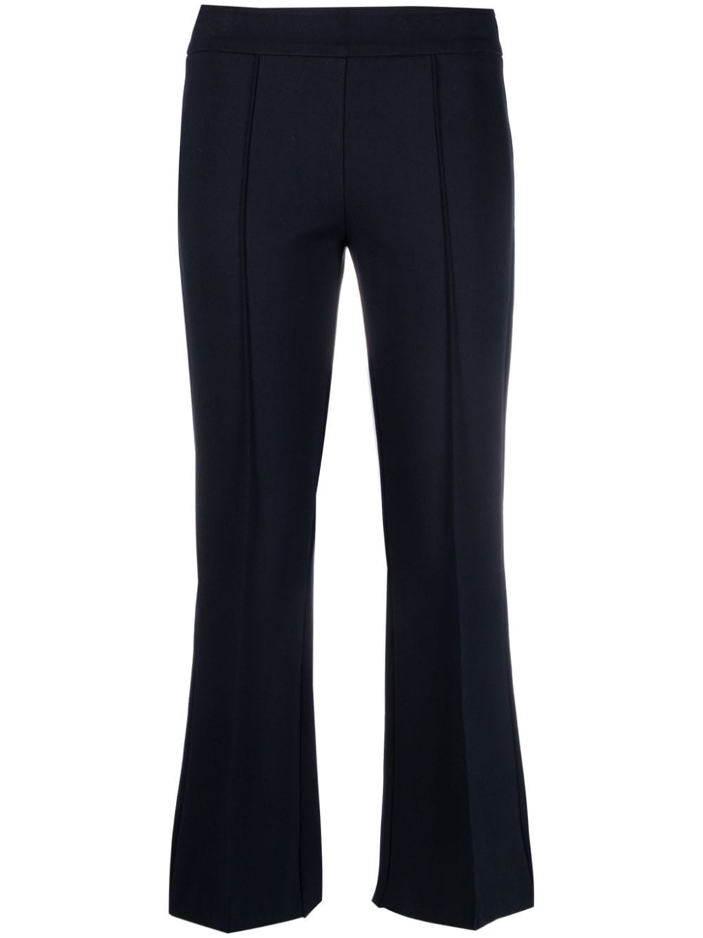 Blanca Vita straight-leg cropped trousers - Blue von Blanca Vita