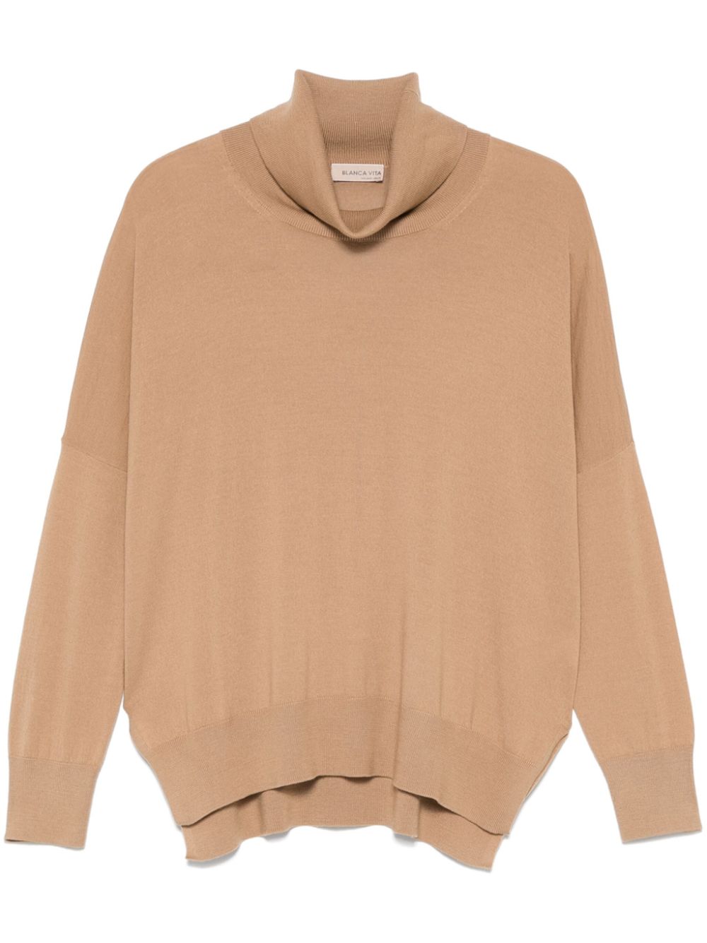 Blanca Vita virgin wool sweater - Neutrals von Blanca Vita