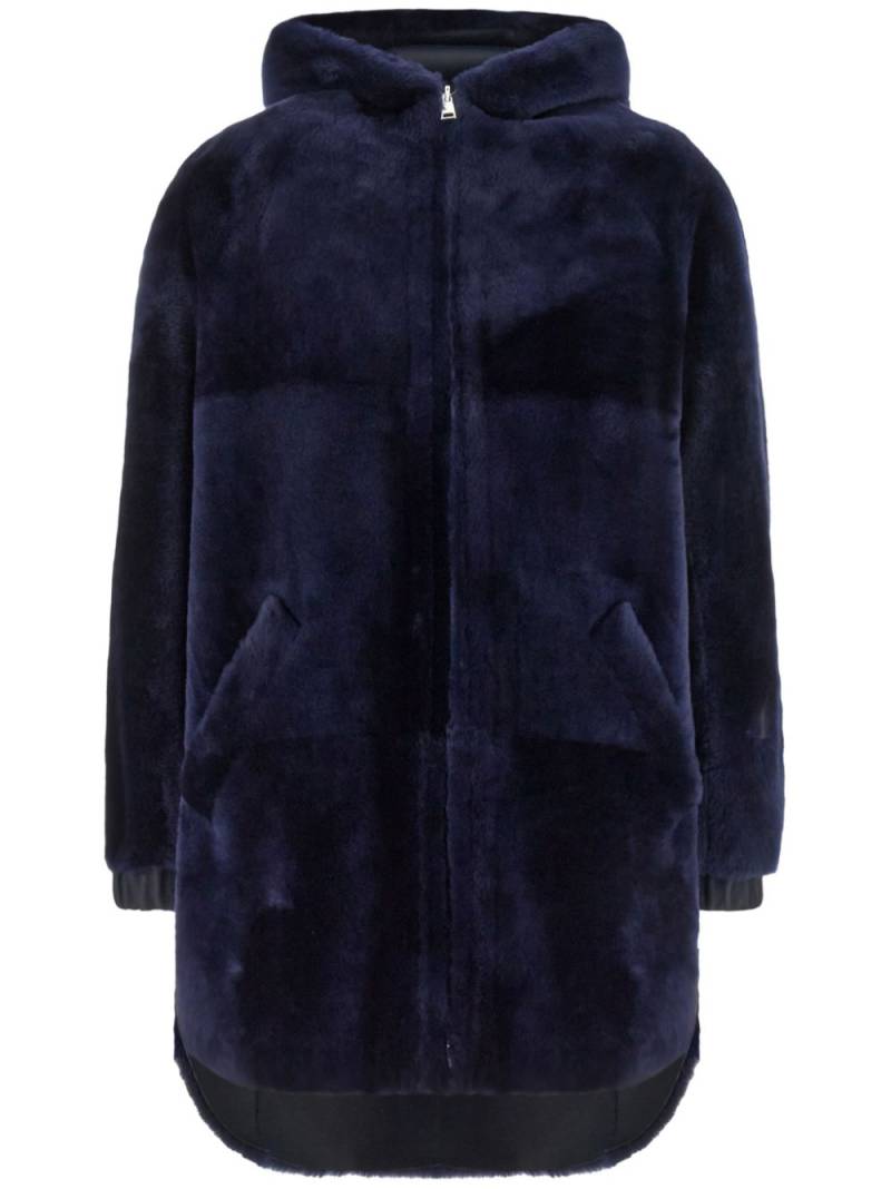 Blancha shearling jacket - Blue von Blancha