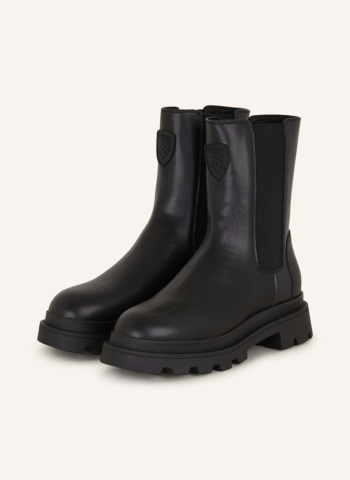 Blauer Chelsea-Boots Kimmel schwarz von Blauer