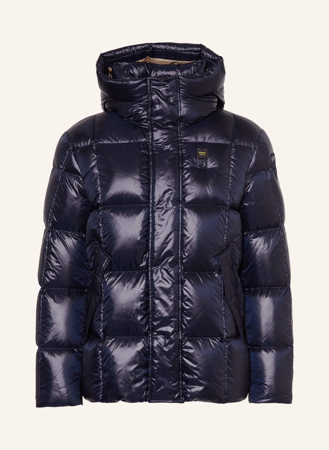 Blauer Daunenjacke blau von Blauer