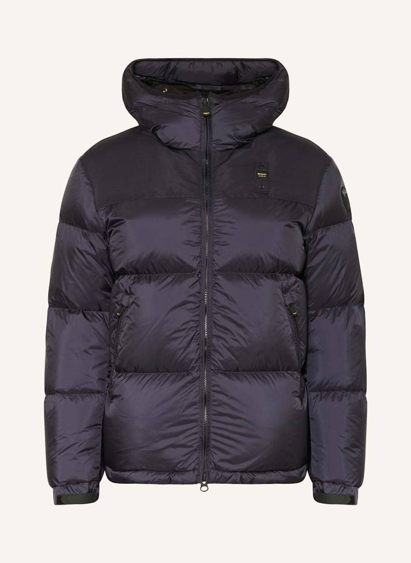 Blauer Daunenjacke blau von Blauer