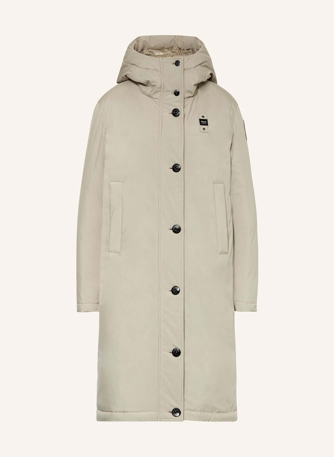 Blauer Daunenmantel Carmen beige von Blauer