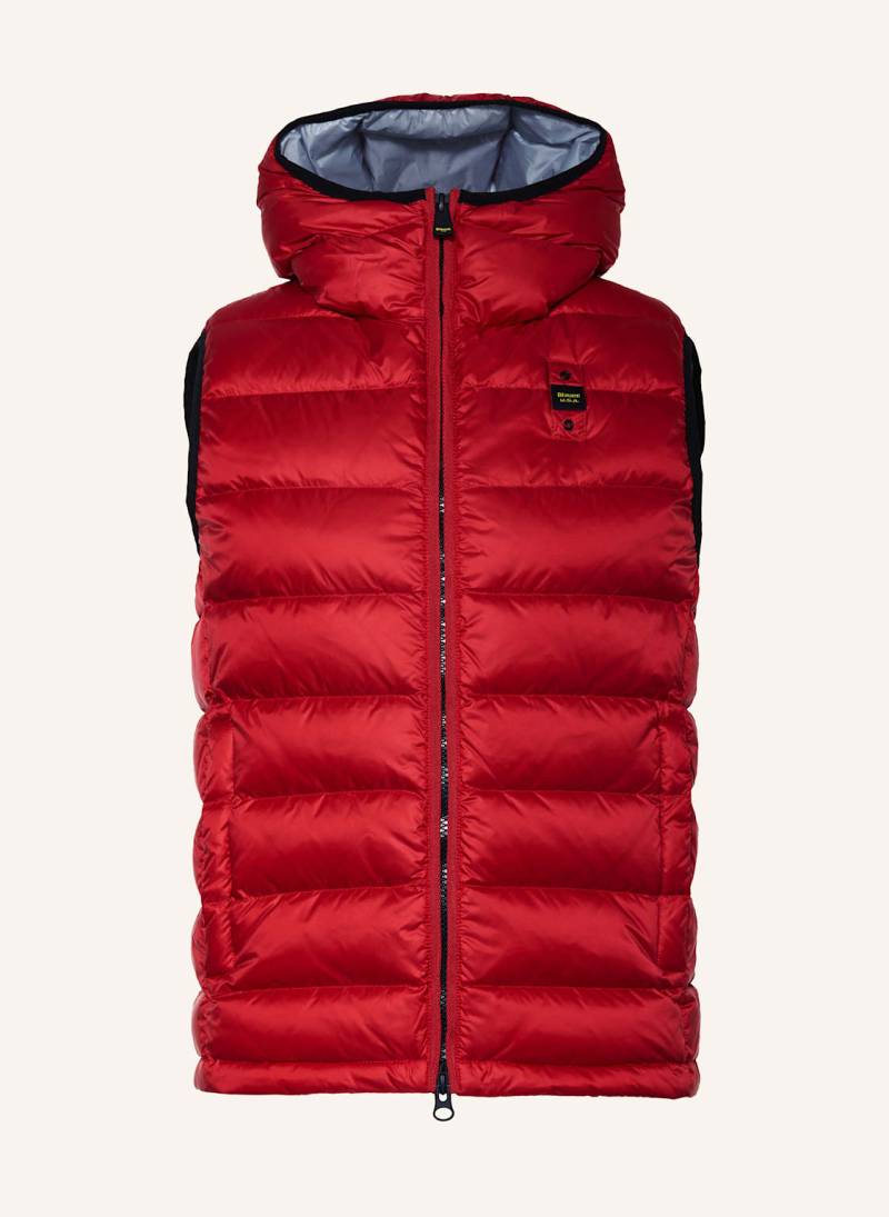 Blauer Lighweight-Daunenweste rot von Blauer