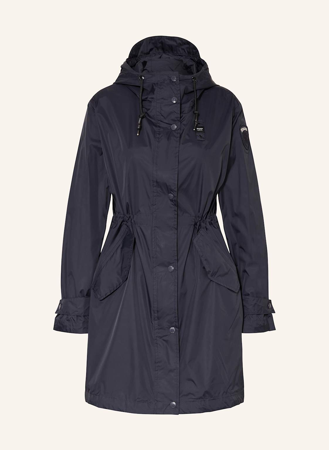 Blauer Regenmantel Emery blau Blauer Regenmantel Emery blau von Blauer