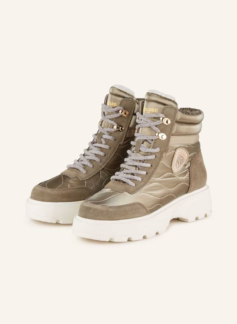 Blauer Schnürstiefeletten beige von Blauer