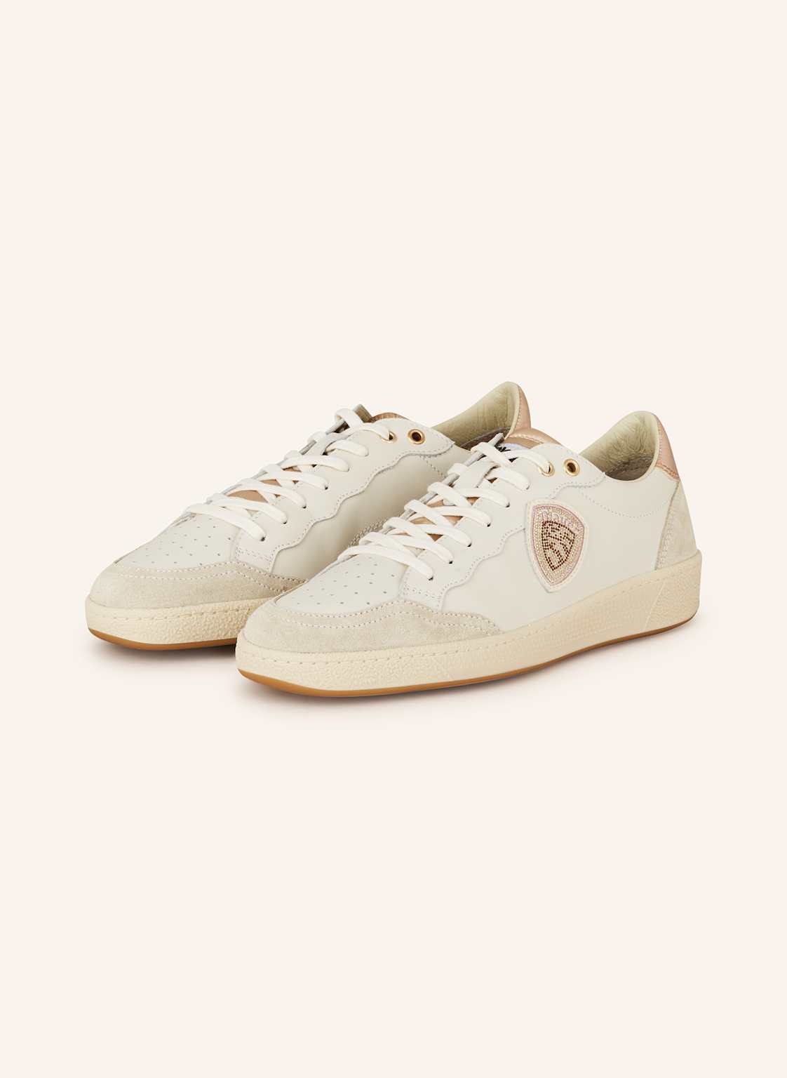 Blauer Sneaker Olympia Mit Schmucksteinen weiss Blauer Sneaker Olympia Mit Schmucksteinen weiss von Blauer