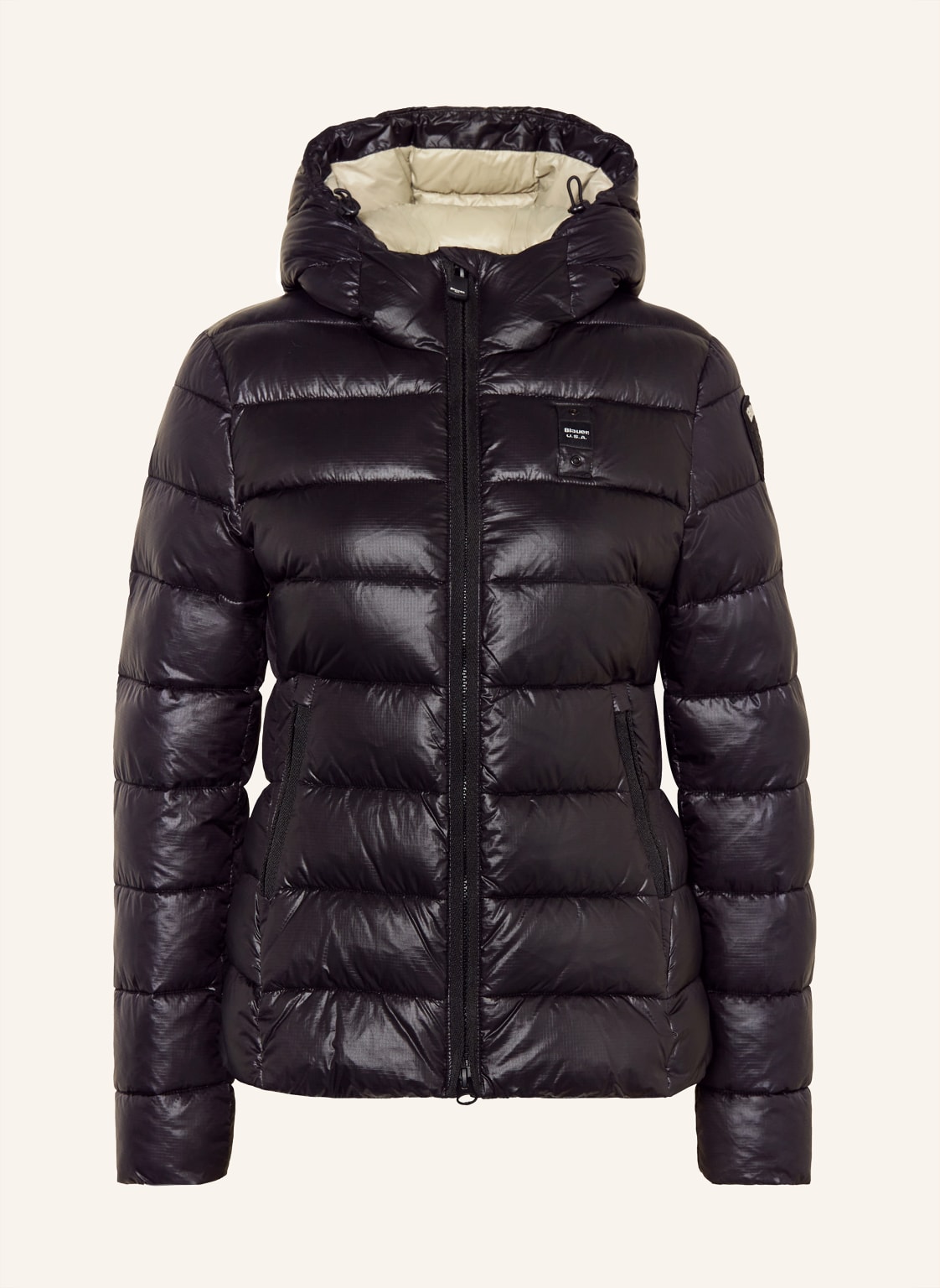 Blauer Steppjacke Caroll schwarz von Blauer