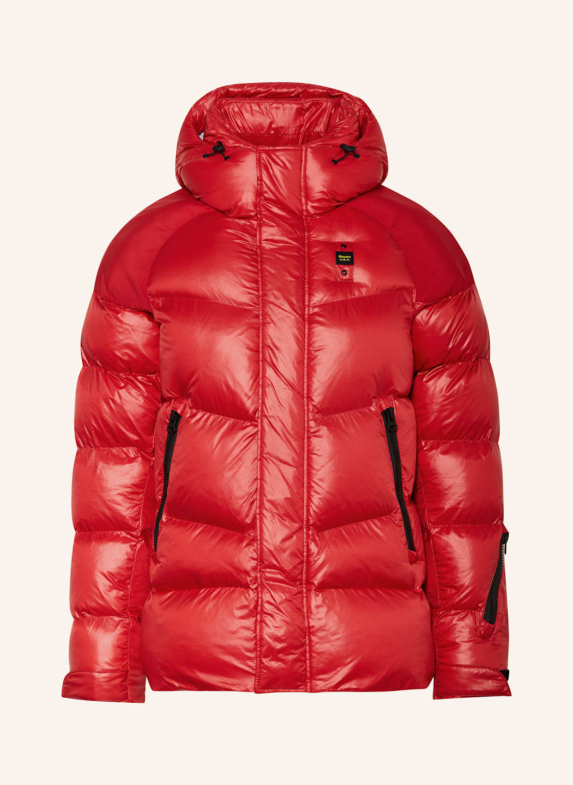 Blauer Steppjacke Mit Dupont™ Sorona®-Isolierung rot von Blauer