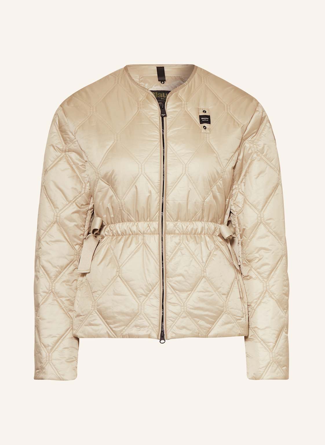 Blauer Steppjacke Taft beige von Blauer