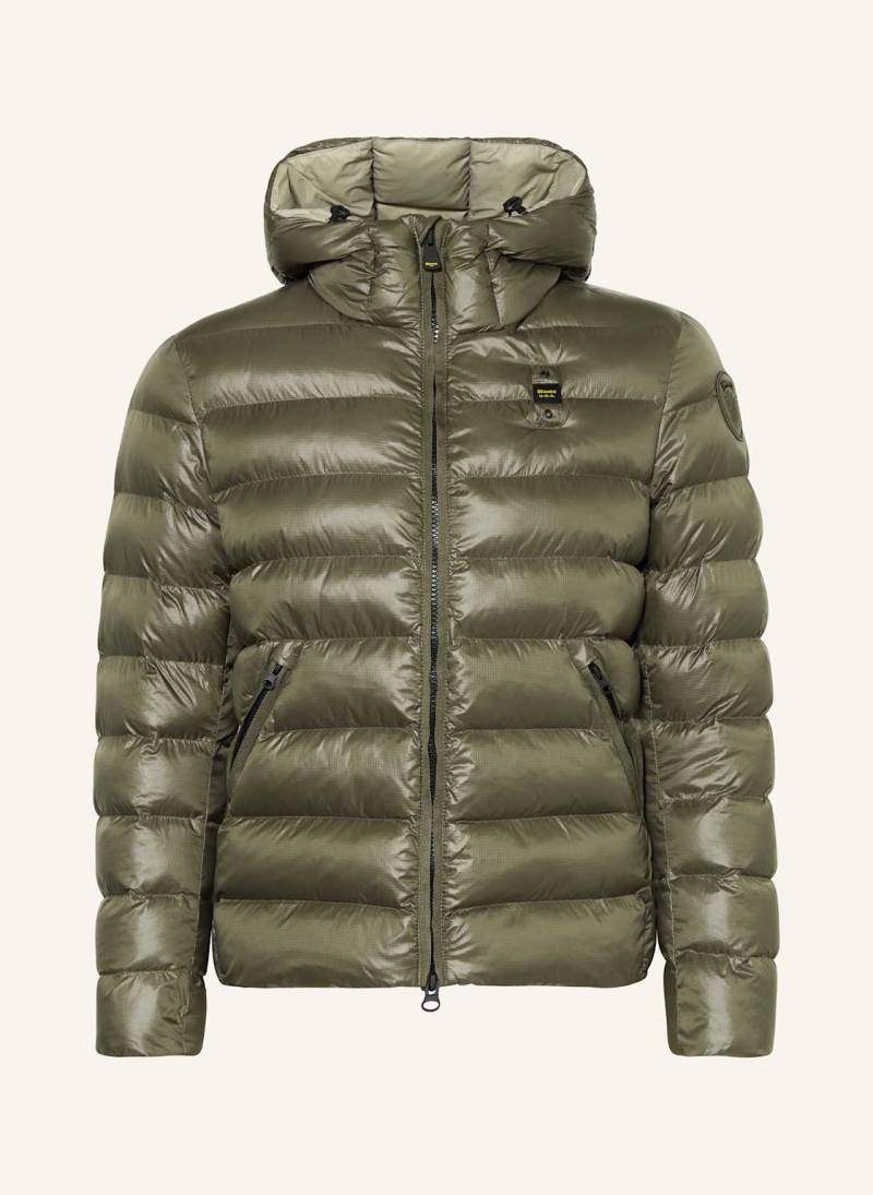 Blauer Steppjacke gruen von Blauer