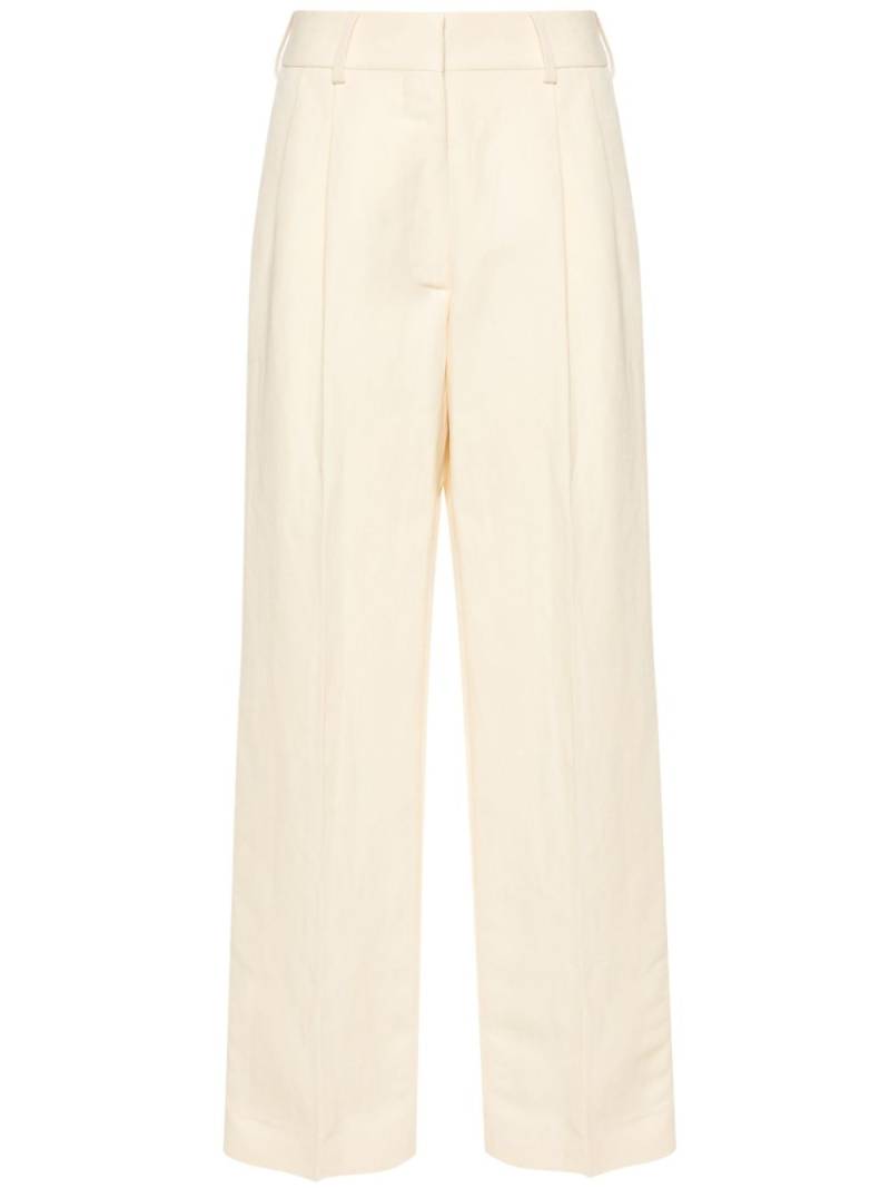 Blazé Milano Banker pleat-detailed trousers - Yellow von Blazé Milano