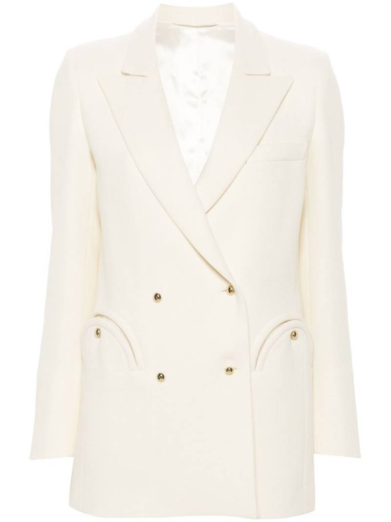 Blazé Milano Resolute Everyday virgin wool blazer - Neutrals von Blazé Milano