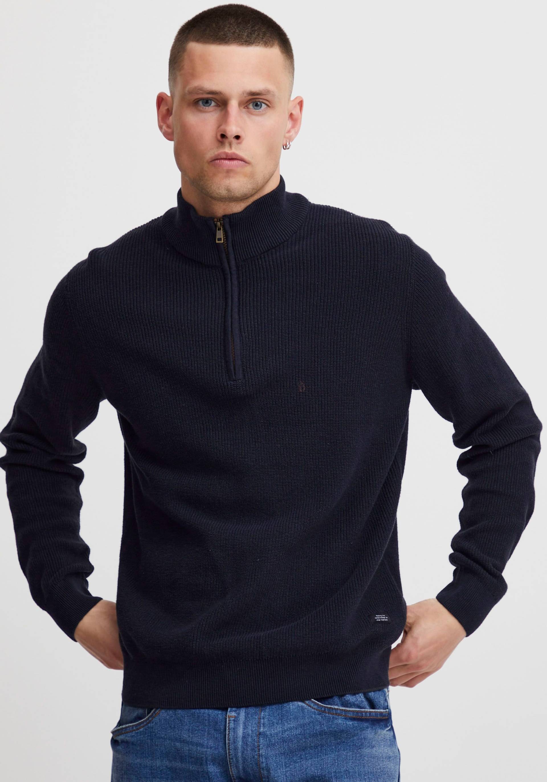 Blend Stehkragenpullover »BL Pullover BHCodford half-zipp« von Blend