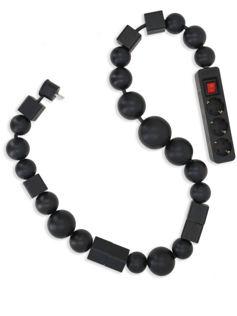 Bless Cable beaded plug - Black von Bless