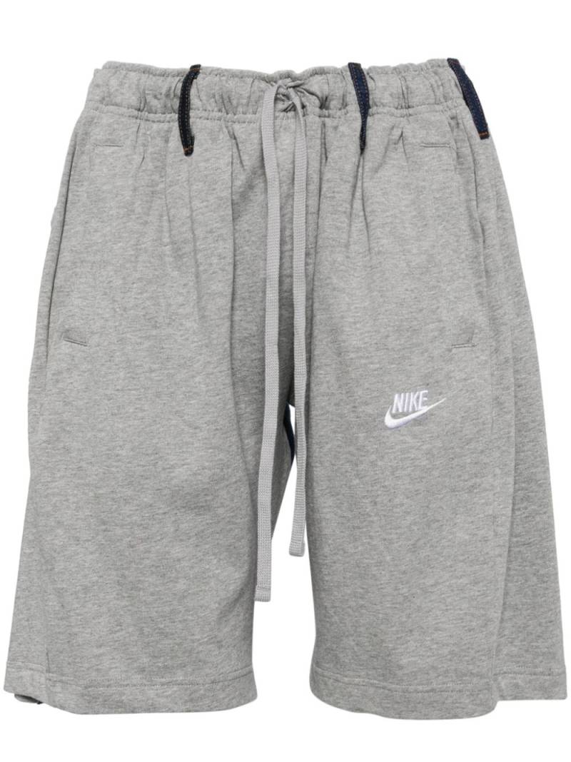 Bless x Nike denim track shorts - Grey von Bless