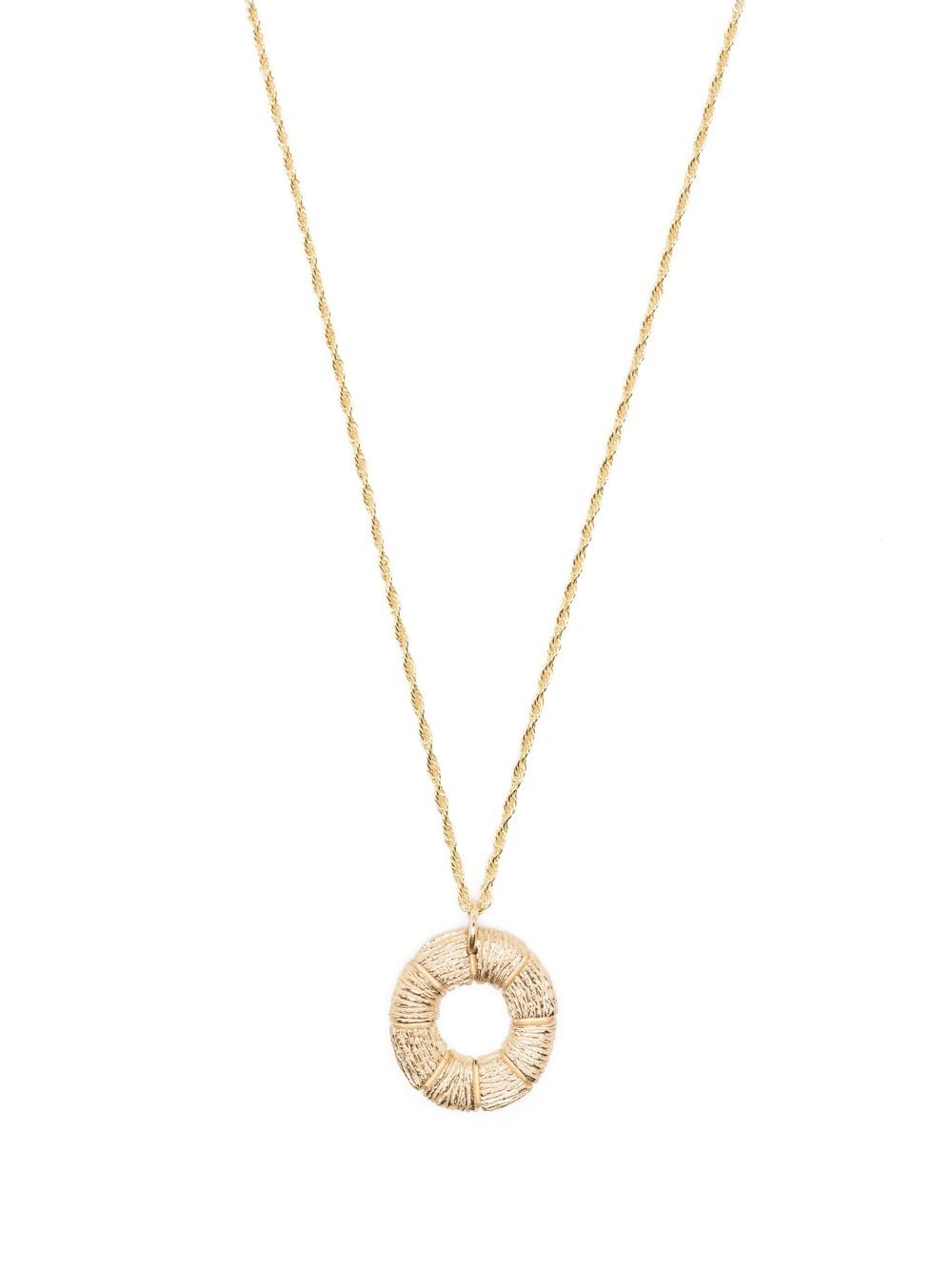 Bleue Burnham The Rhubarb pendant - Gold