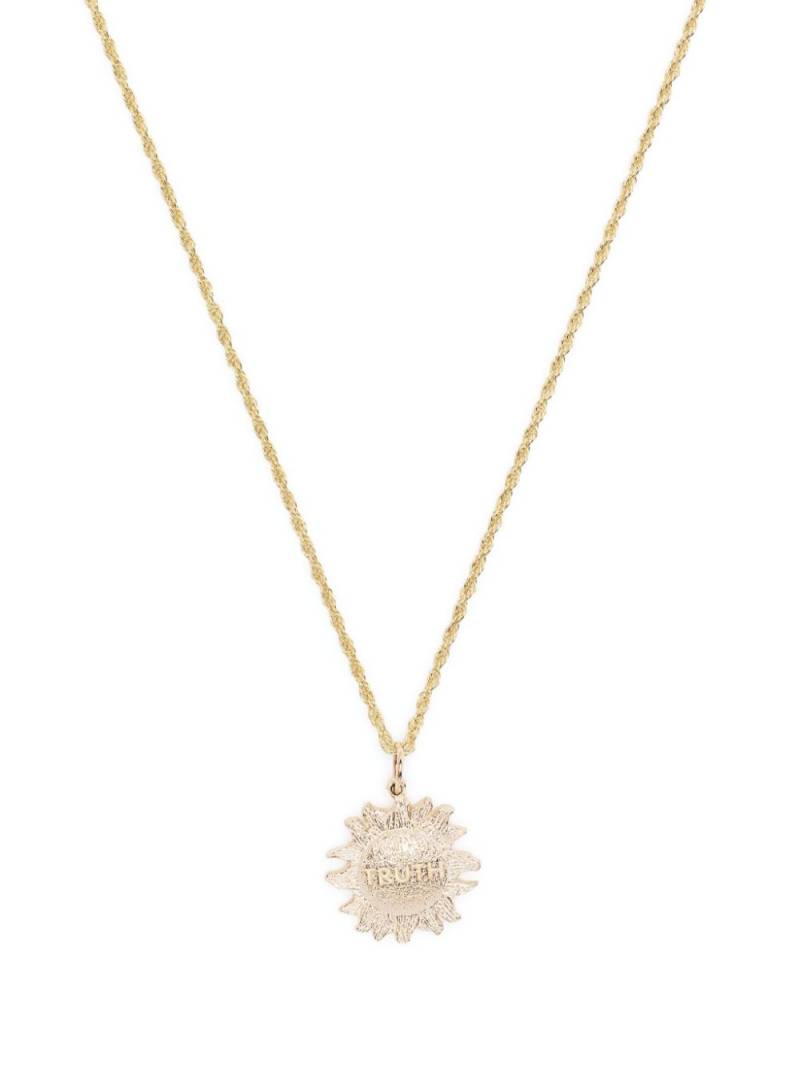 Bleue Burnham Truth sun-motif necklace - Gold von Bleue Burnham