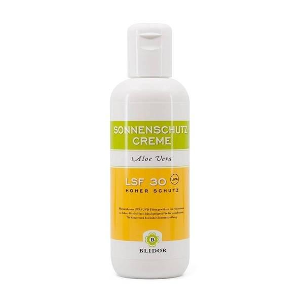 Sonnenschutz Creme Aloe Vera Lsf 30 Damen  300ml von Blidor