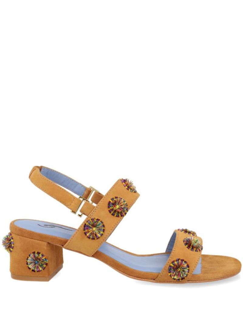 Blue Bird Shoes 50mm leather sandals - Brown von Blue Bird Shoes