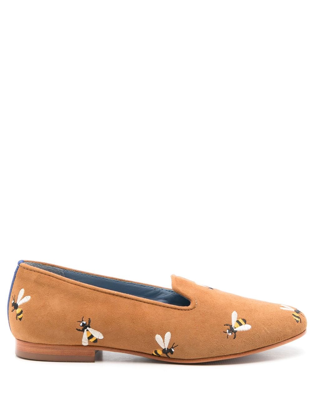 Blue Bird Shoes Hive embroidered-design loafers - Brown von Blue Bird Shoes