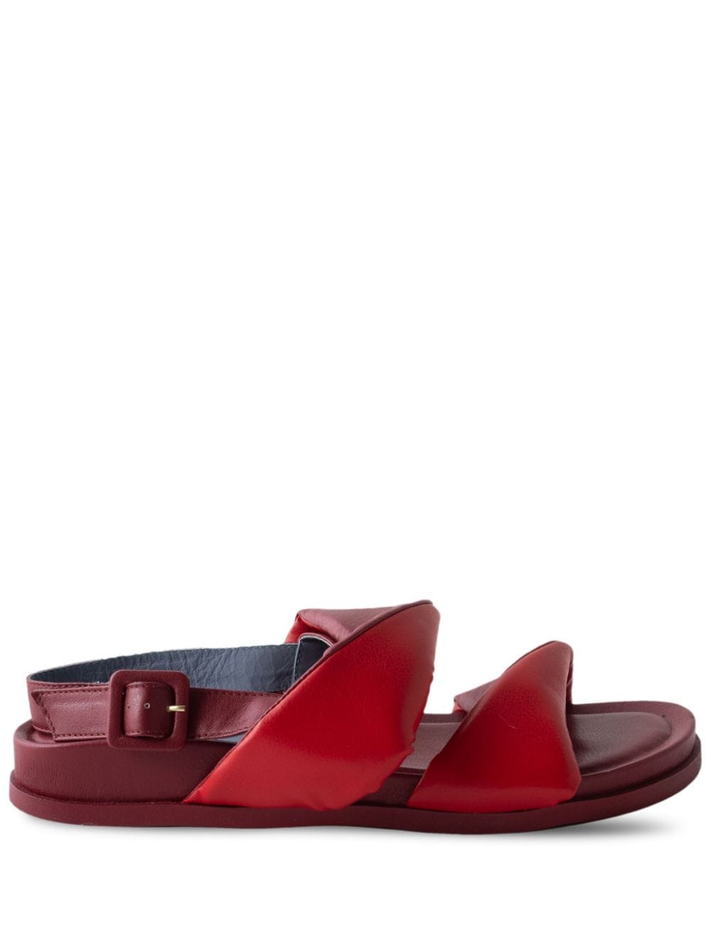 Blue Bird Shoes Papete Helix twist-front sandals - Red von Blue Bird Shoes