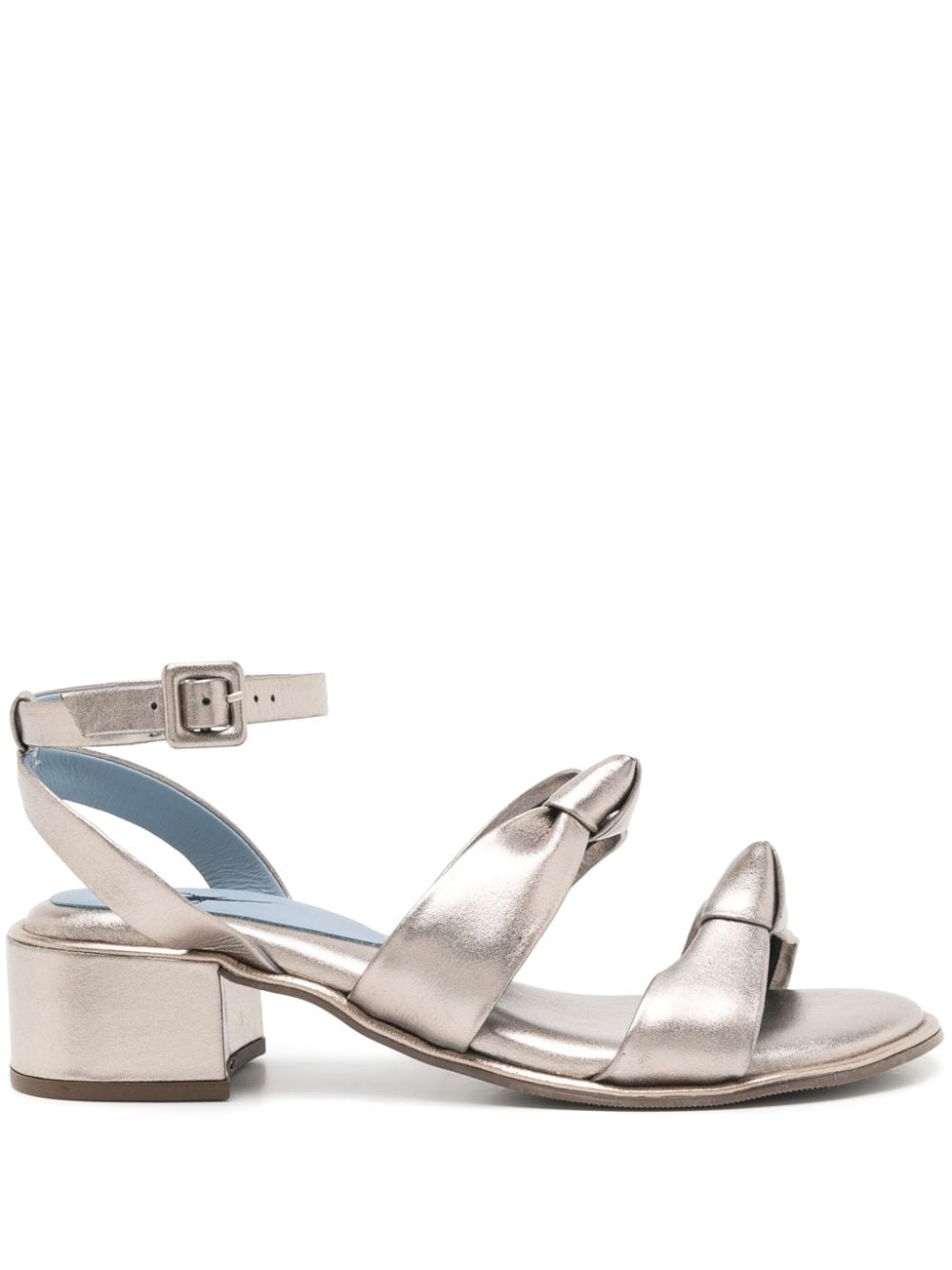 Blue Bird Shoes Pewter knot-detailing sandals - Metallic von Blue Bird Shoes