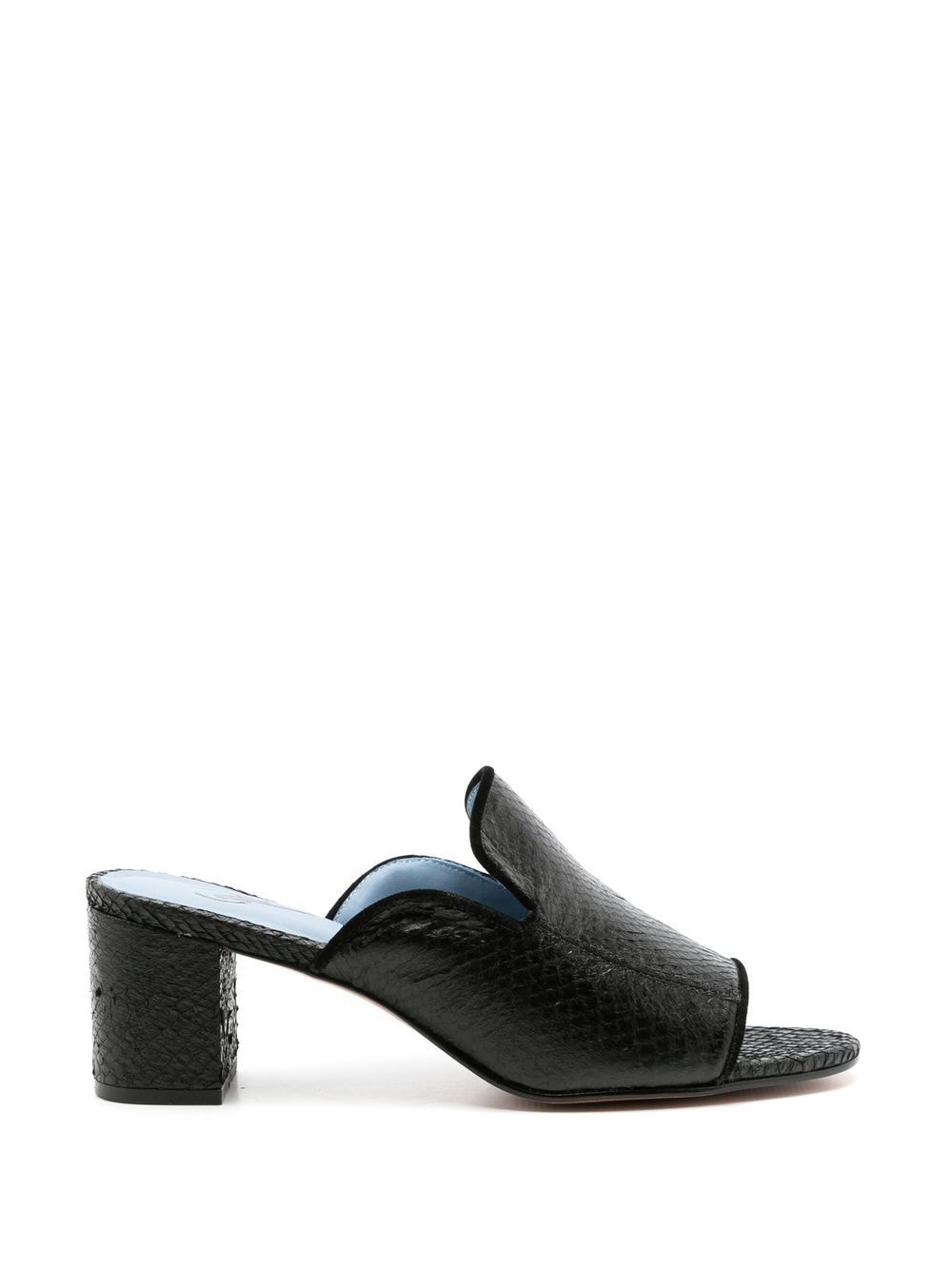 Blue Bird Shoes block-heel leather mules - Black von Blue Bird Shoes