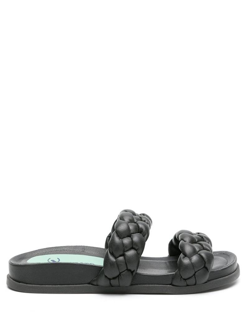 Blue Bird Shoes braided strap flat sandals - Black von Blue Bird Shoes