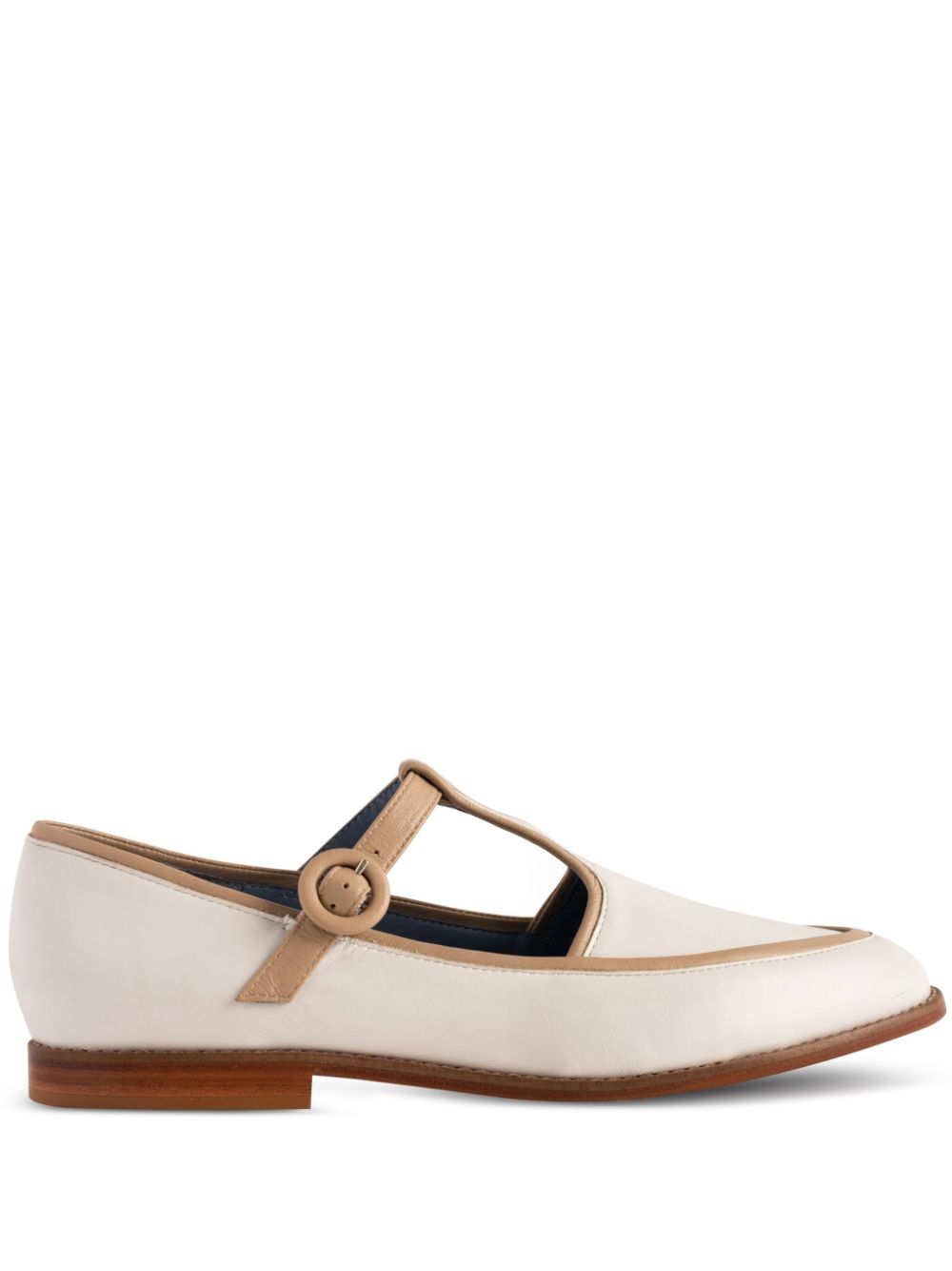 Blue Bird Shoes buckle leather loafers - Neutrals von Blue Bird Shoes