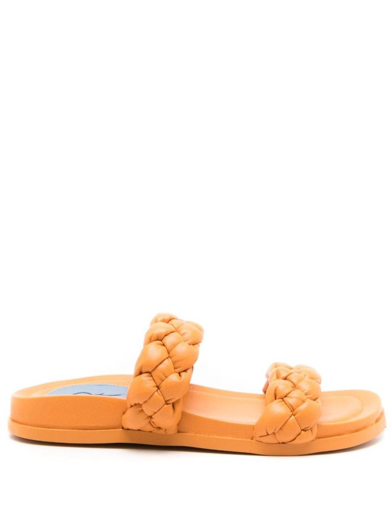 Blue Bird Shoes interwoven-strap flat sandals - Orange von Blue Bird Shoes