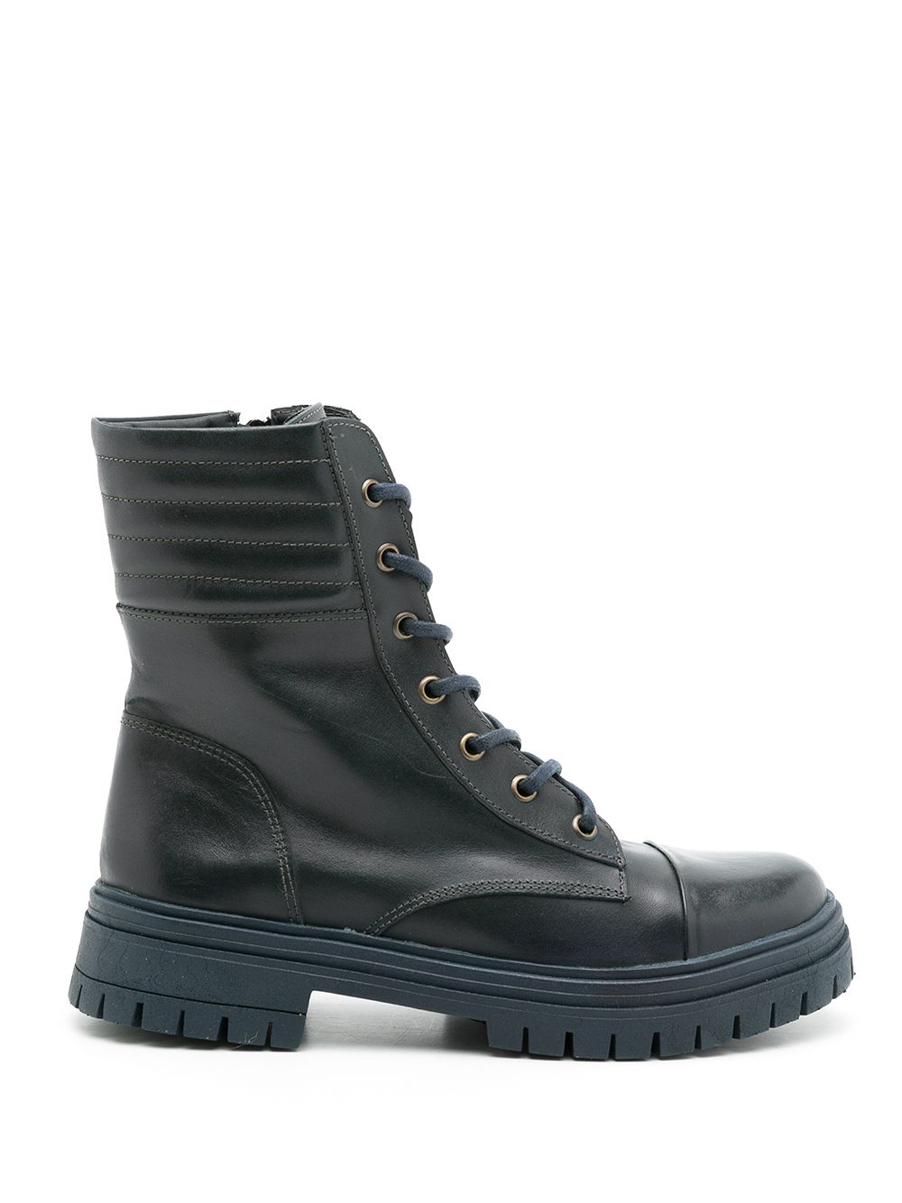 Blue Bird Shoes leather biker boots - Black von Blue Bird Shoes