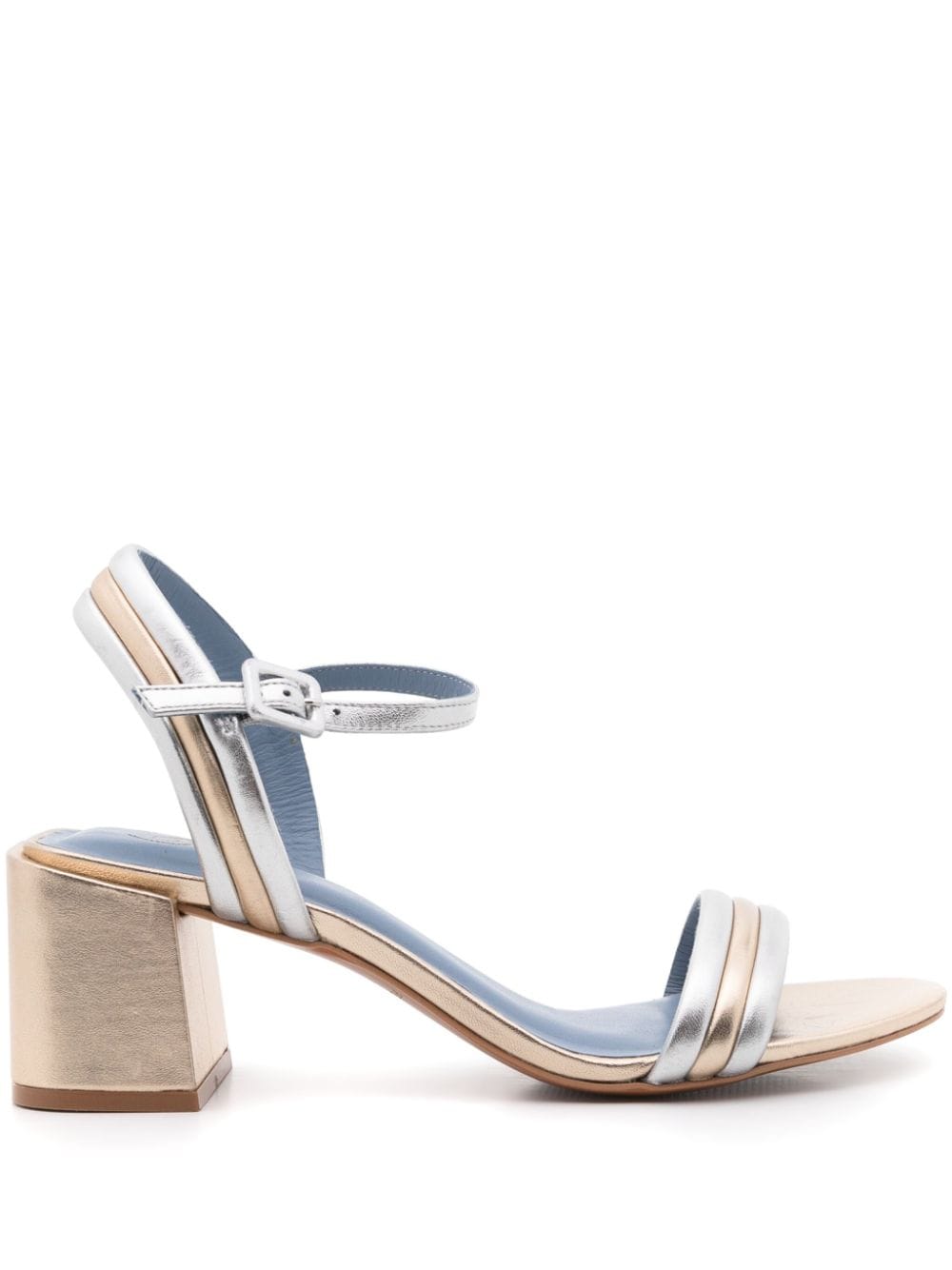 Blue Bird Shoes metallic-finish leather sandals - Gold von Blue Bird Shoes