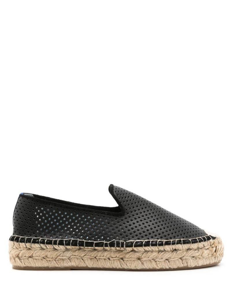 Blue Bird Shoes perforated leather espadrilles - Black von Blue Bird Shoes