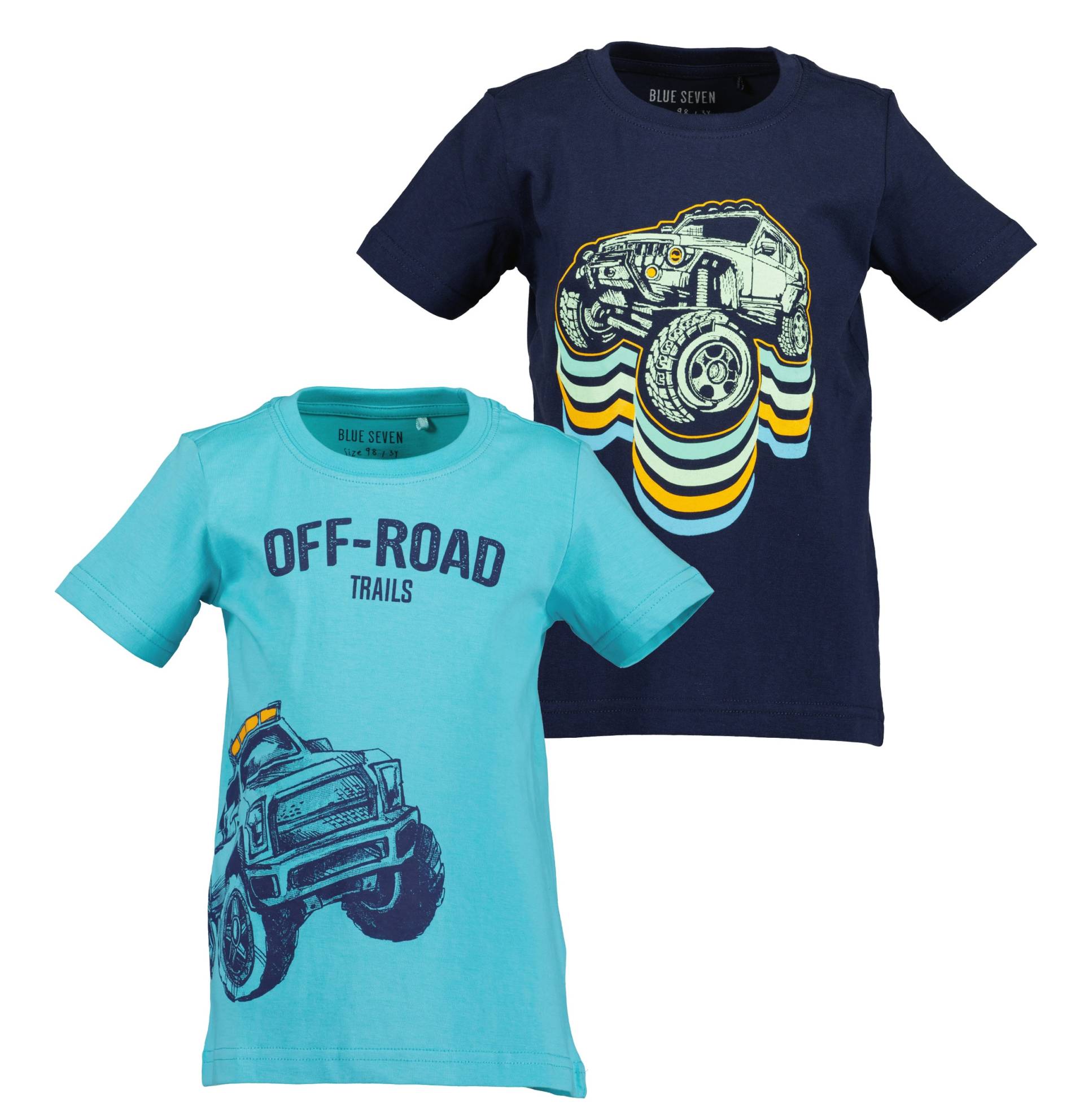 Blue Seven Kurzarmshirt »kl Kn T-Shirt, RH - 2er Pack« von Blue Seven