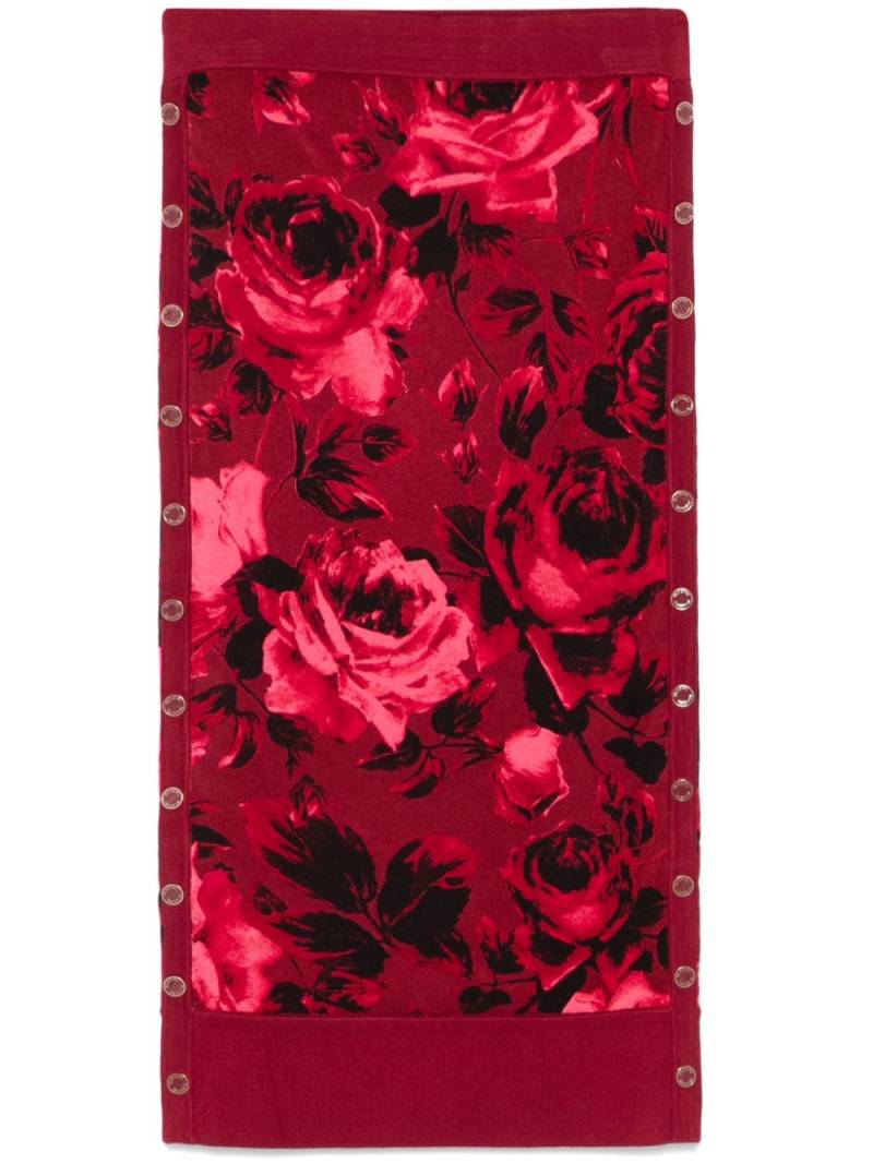 Blugirl floral-print midi skirt - Red von Blugirl