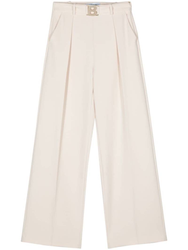 Blugirl logo-buckle trousers - Neutrals von Blugirl