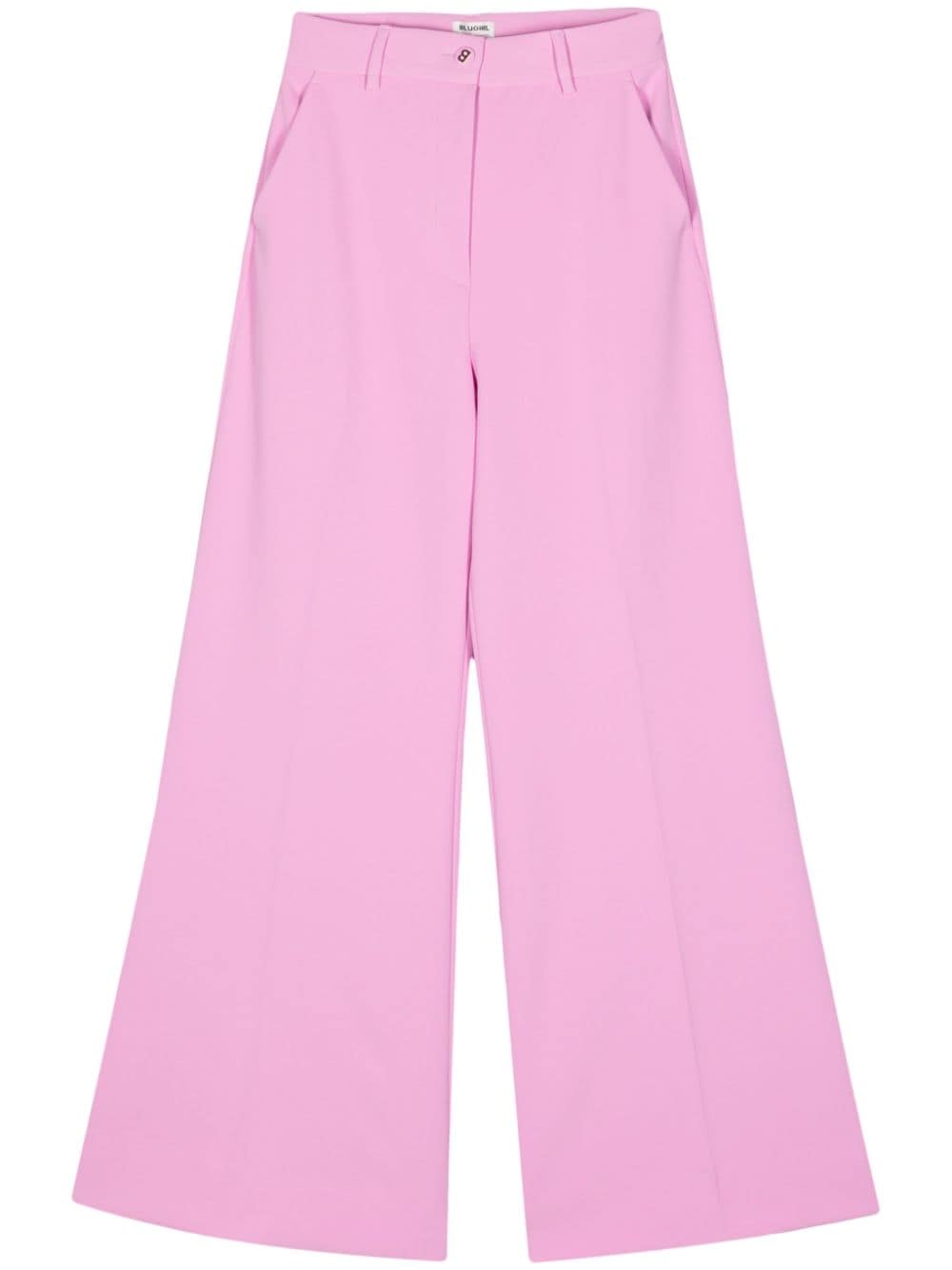 Blugirl pressed-crease palazzo pants - Pink von Blugirl