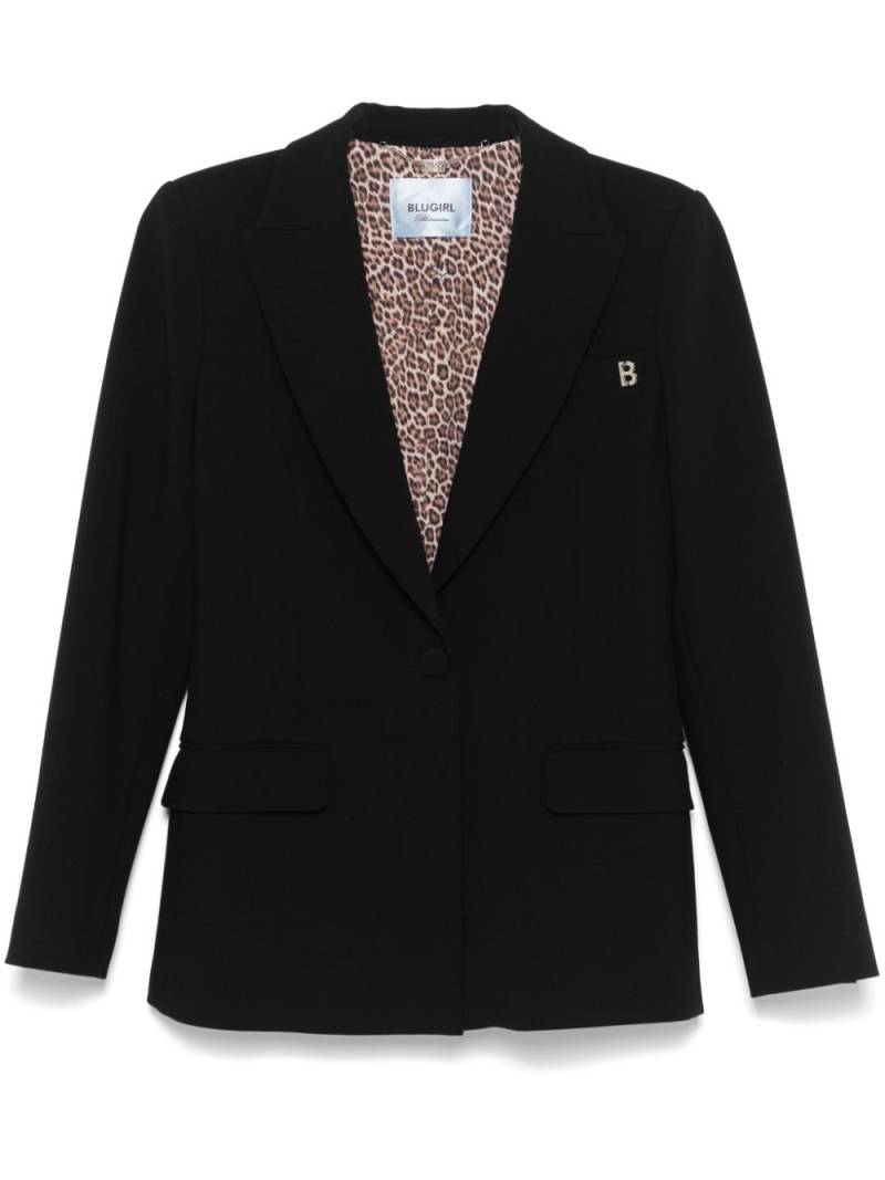 Blugirl single-breasted blazer - Black von Blugirl