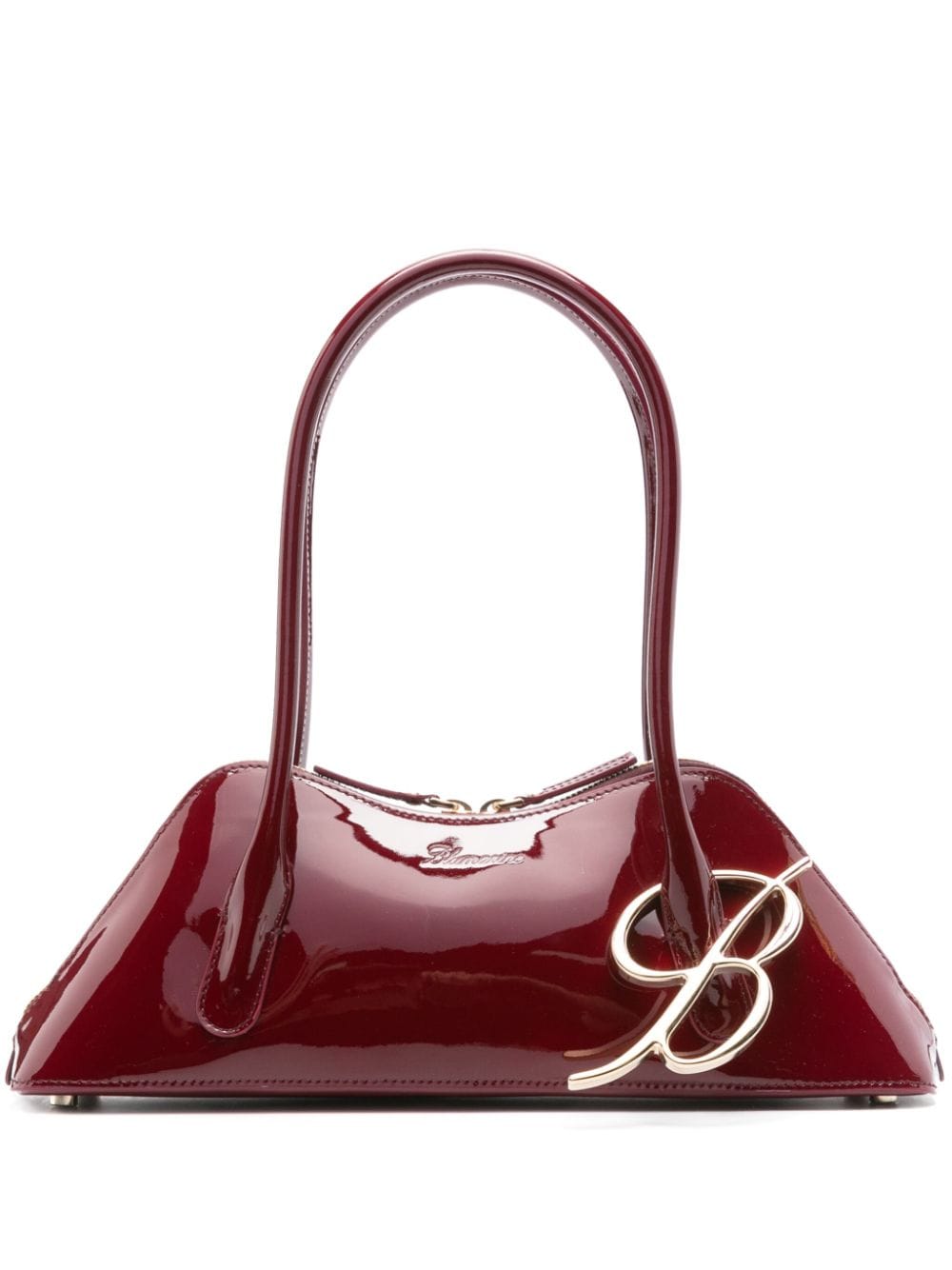 Blumarine Kiss Me leather shoulder bag - Red von Blumarine