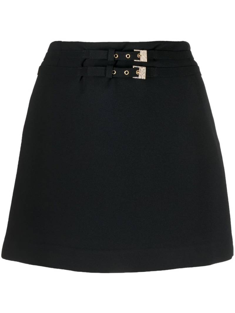 Blumarine belted mini skirt - Black von Blumarine