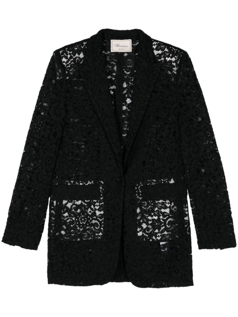 Blumarine corded-lace blazer - Black von Blumarine