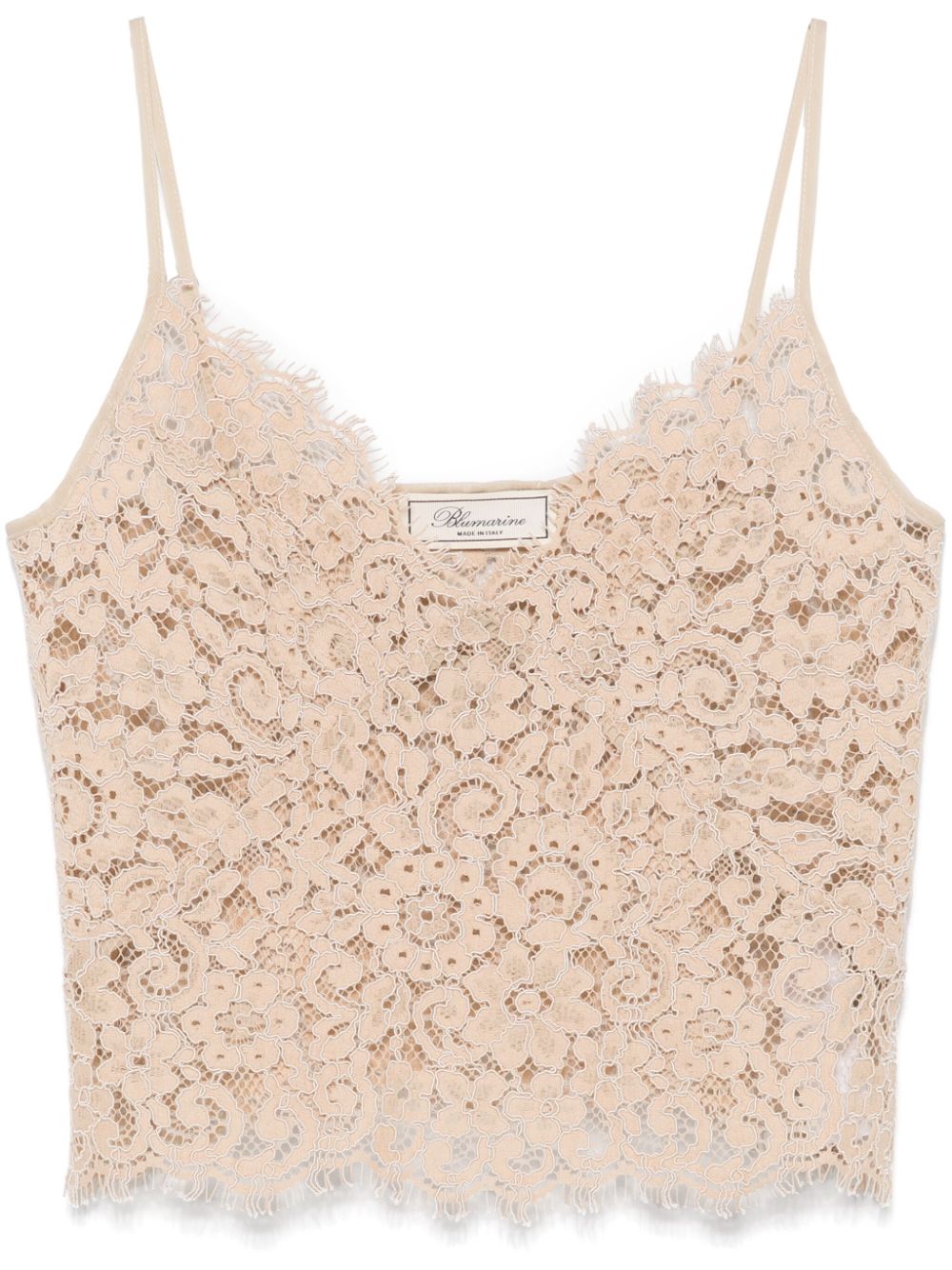 Blumarine corded-lace top - Neutrals von Blumarine