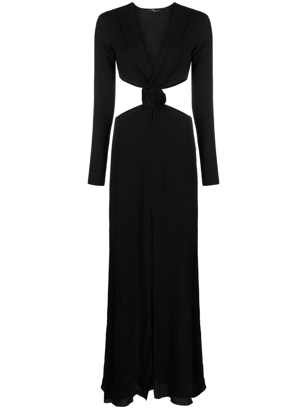 Blumarine cut-out V-neck dress - Black von Blumarine