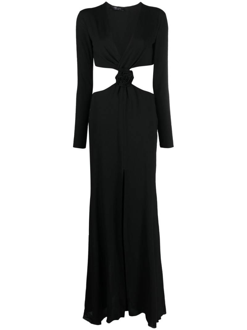 Blumarine cut-out panel dress - Black von Blumarine