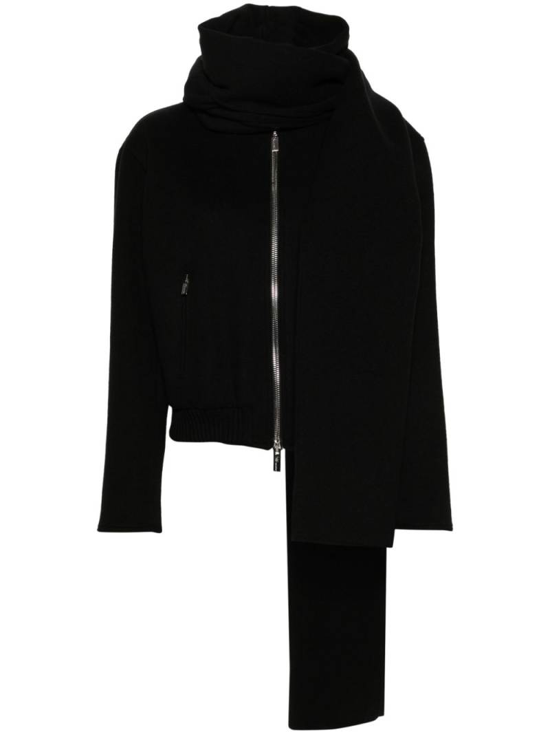 Blumarine felted bomber jacket - Black von Blumarine