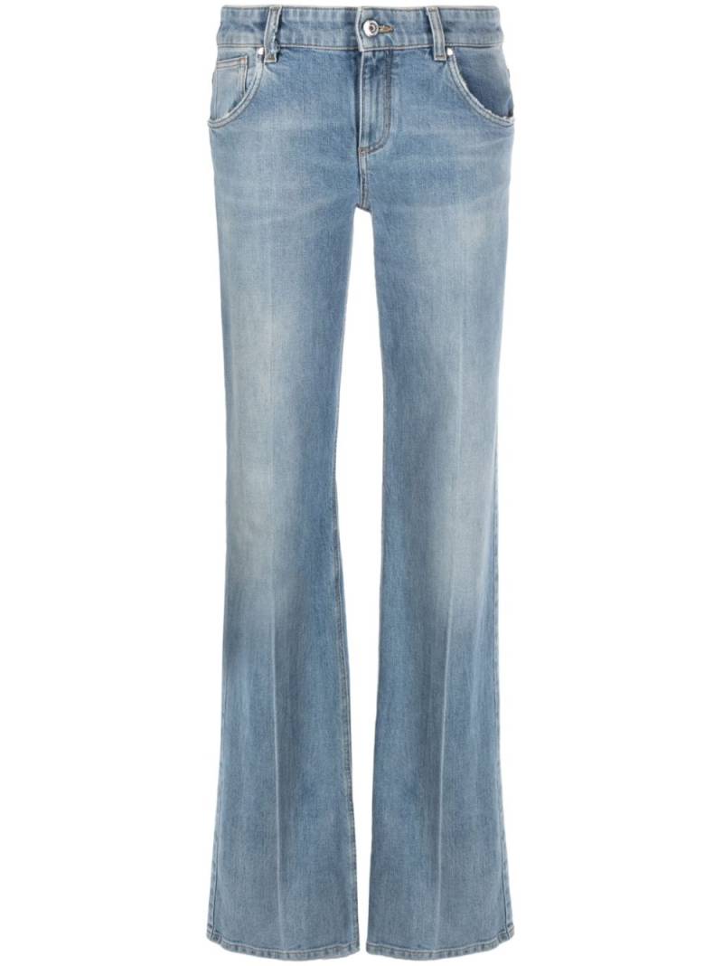 Blumarine flared-leg cotton jeans - Blue von Blumarine