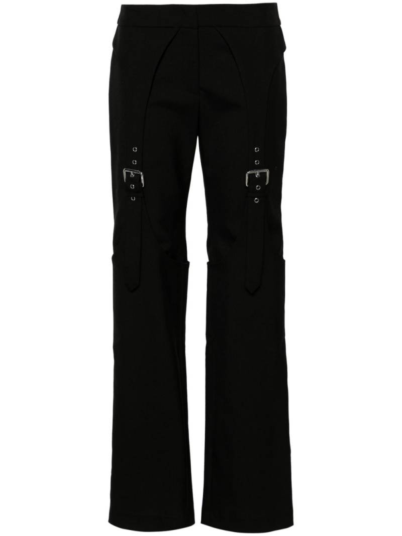 Blumarine guêpière puddle trousers - Black von Blumarine