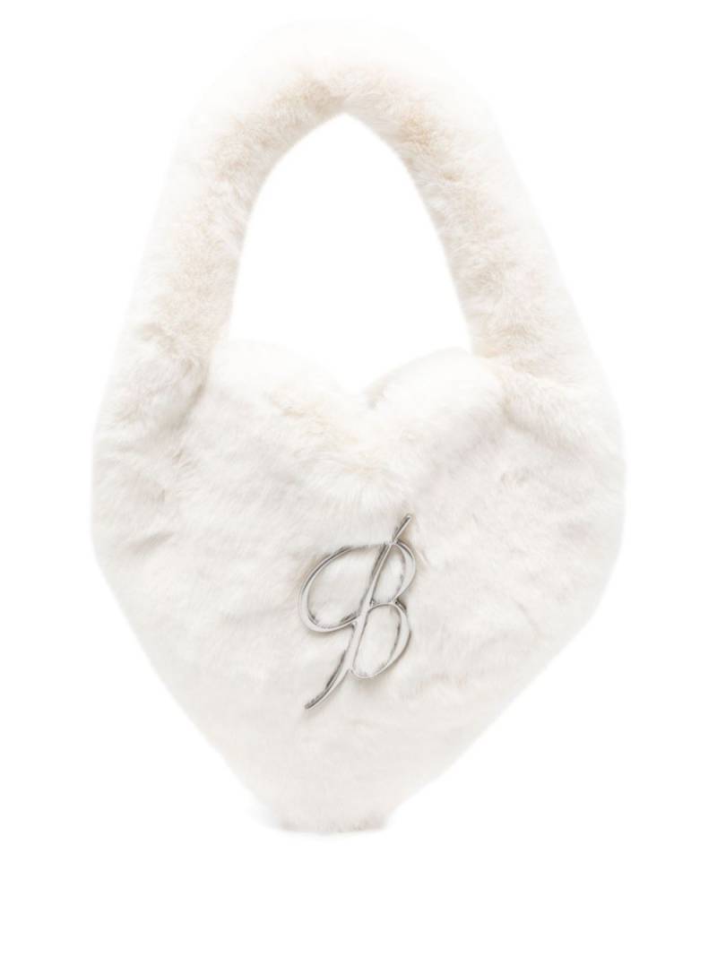 Blumarine heart-shape shoulder bag - Neutrals von Blumarine